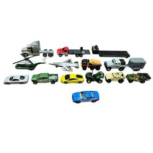 Lot of 15 Diecast & Plastic Hotwheels Matchbox‎ Ertl Maisto Tonka